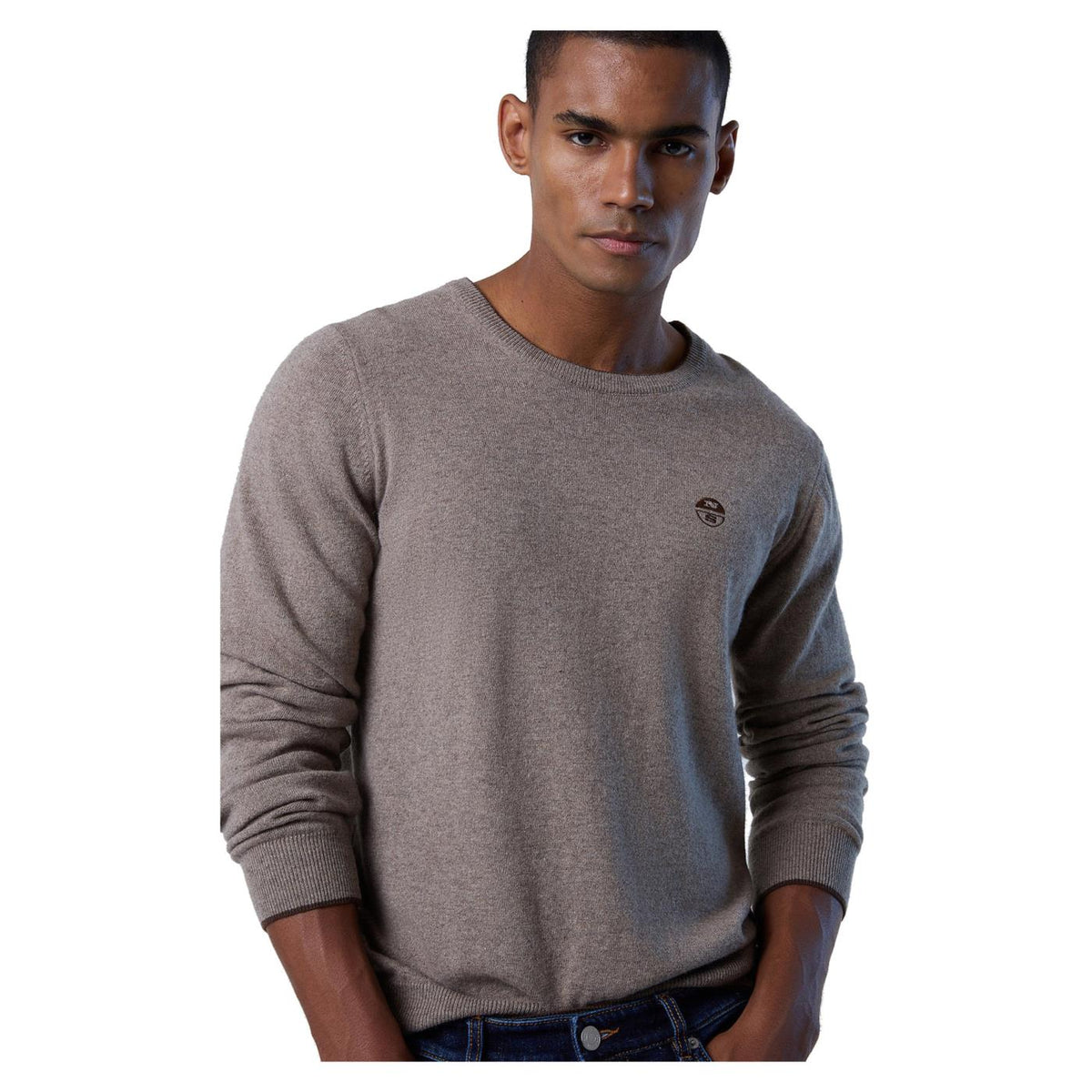 NORTH SAILS CREWNECK 12GG KNITWEAR - Beige - vista 4