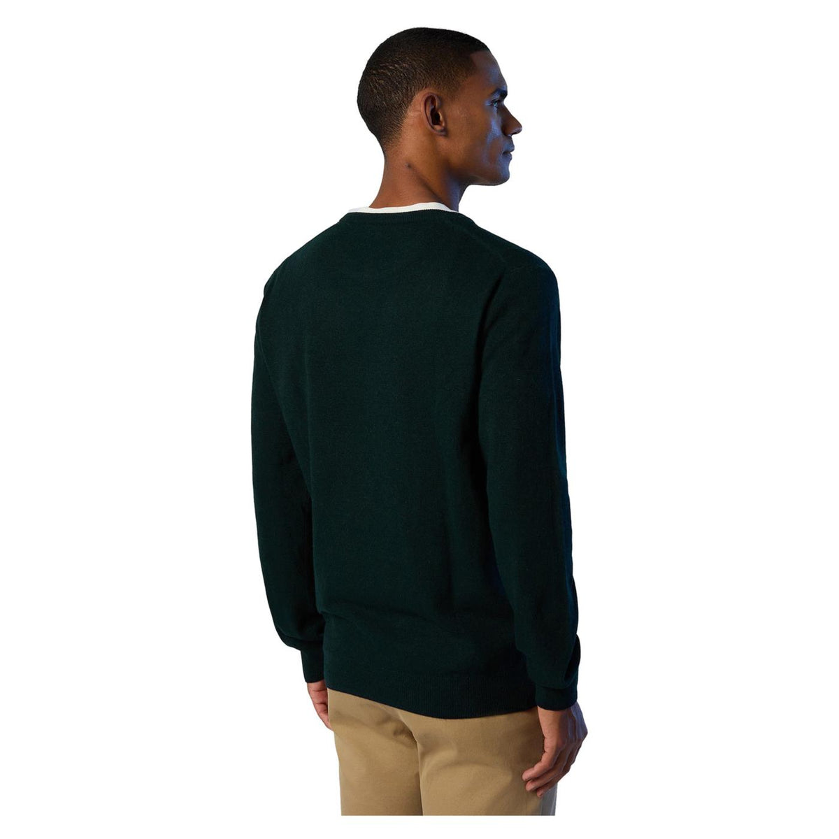 NORTH SAILS CREWNECK 12GG KNITWEAR - Verde - vista 3