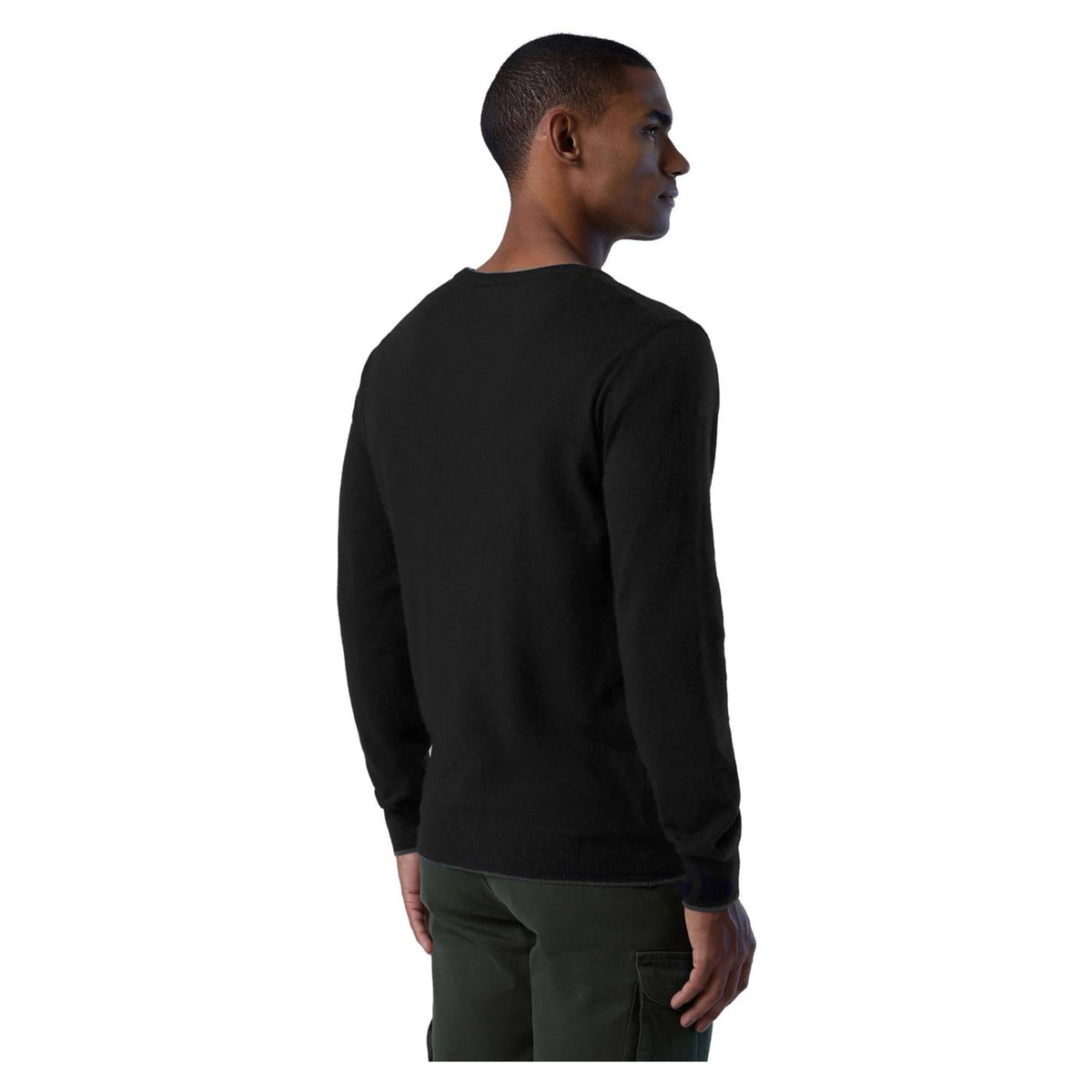 NORTH SAILS CREWNECK 12GG KNITWEAR - Nero - vista 3