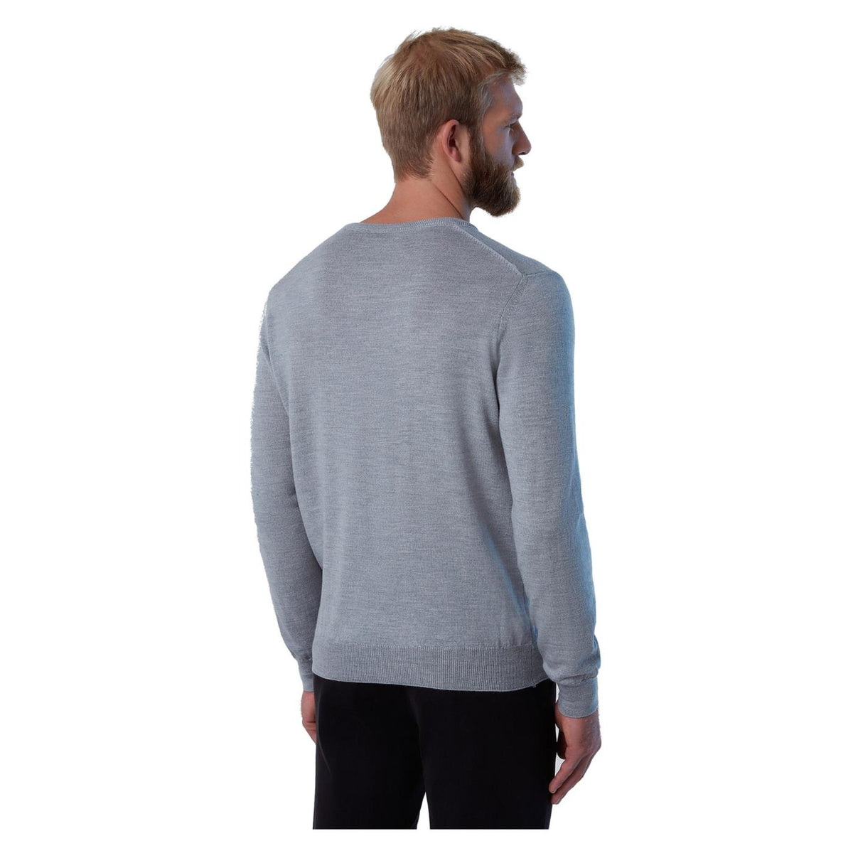 NORTH SAILS CREWNECK 12GG KNITWEAR - Grigio chiaro - vista 3