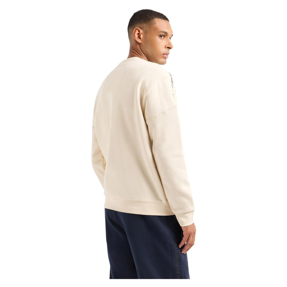 EMPORIO ARMANI 7 EA7 TRAIN LOGO TAPE CREW