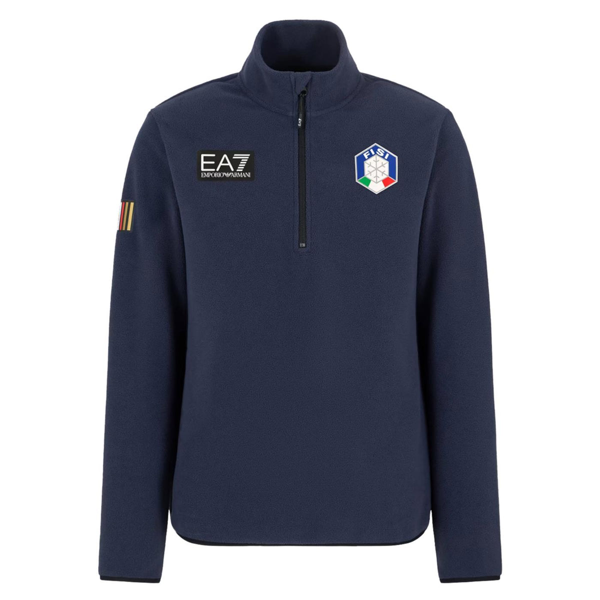 EMPORIO ARMANI 7 EA7 FISI SKI FLEECE HALF ZIP