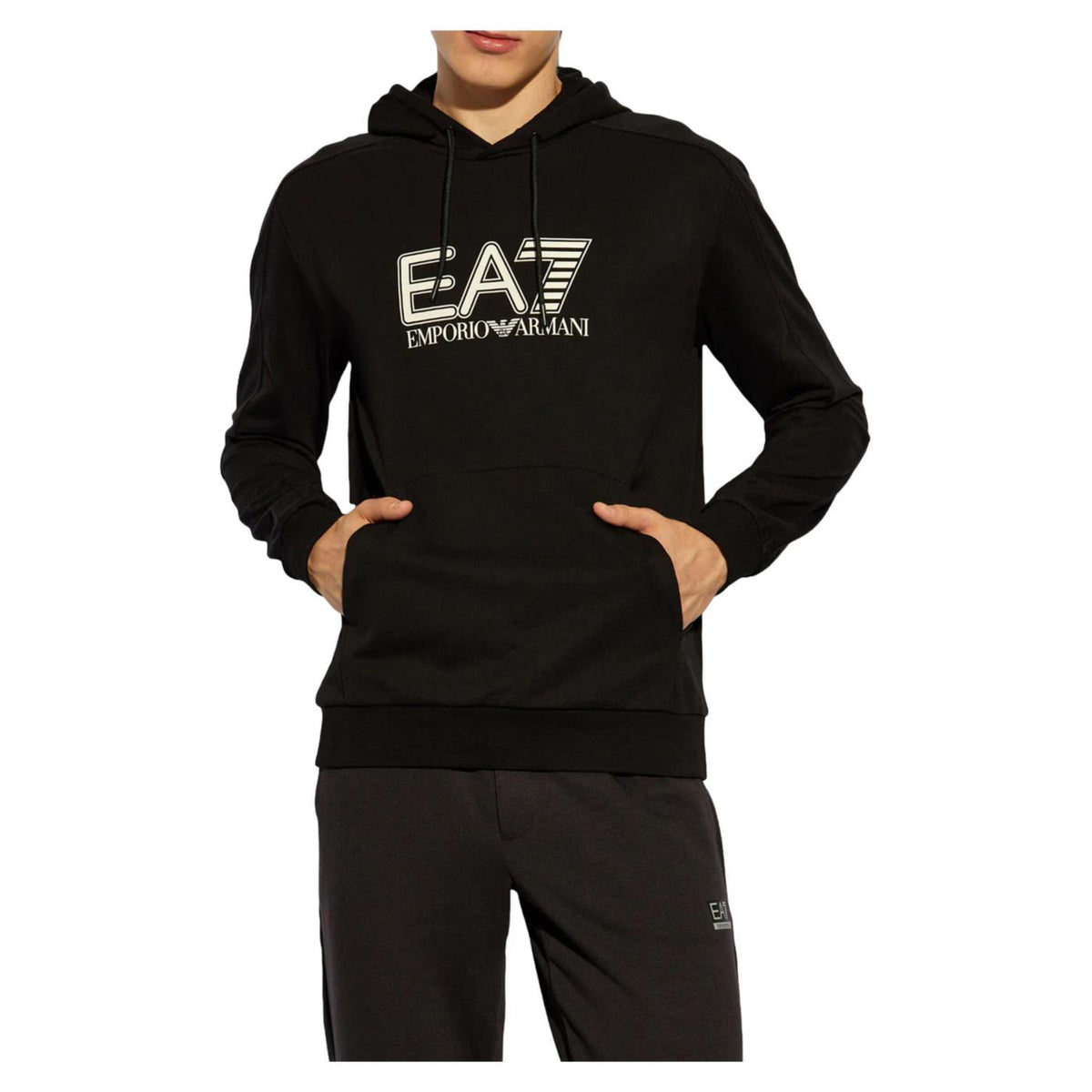 EMPORIO ARMANI 7 EA7 TRAIN VISIBILITY M HOODIE - seconda immagine