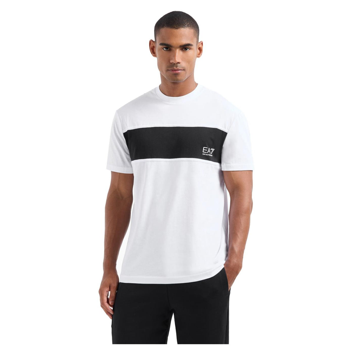 EMPORIO ARMANI 7 EA7 COLOUR BLOCK M TEE