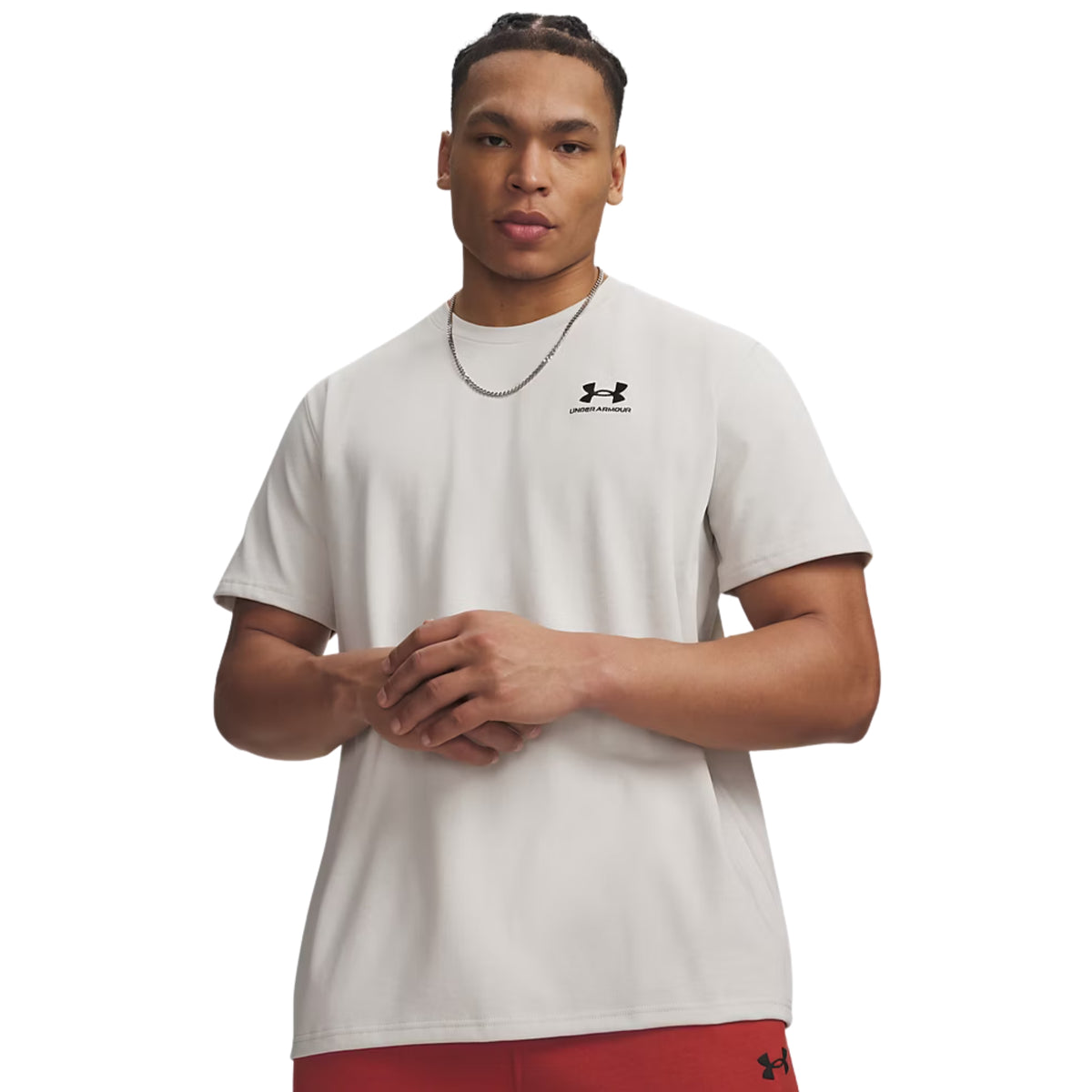 UNDER ARMOUR LOGO EMB HEAVYWEIGHT TEE