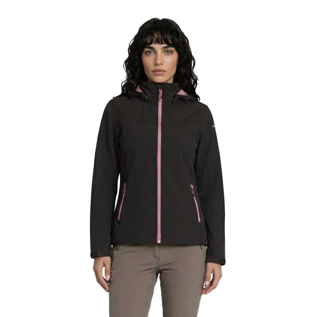 ICEPEAK BRENHAM W SOFTSHELL JKT - Nero - immagine principale