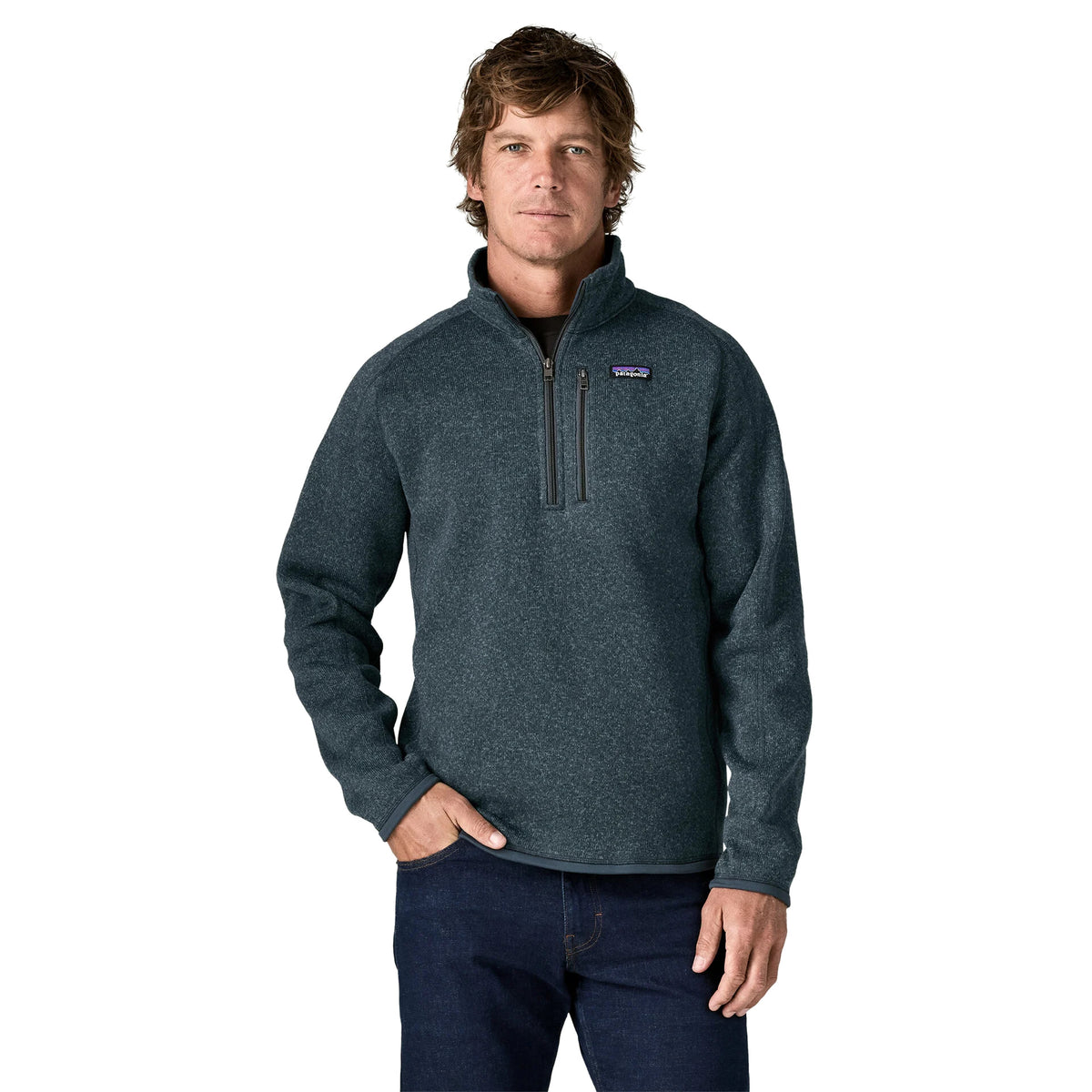PATAGONIA BETTER SWEATER HALF ZIP - Blu - immagine principale