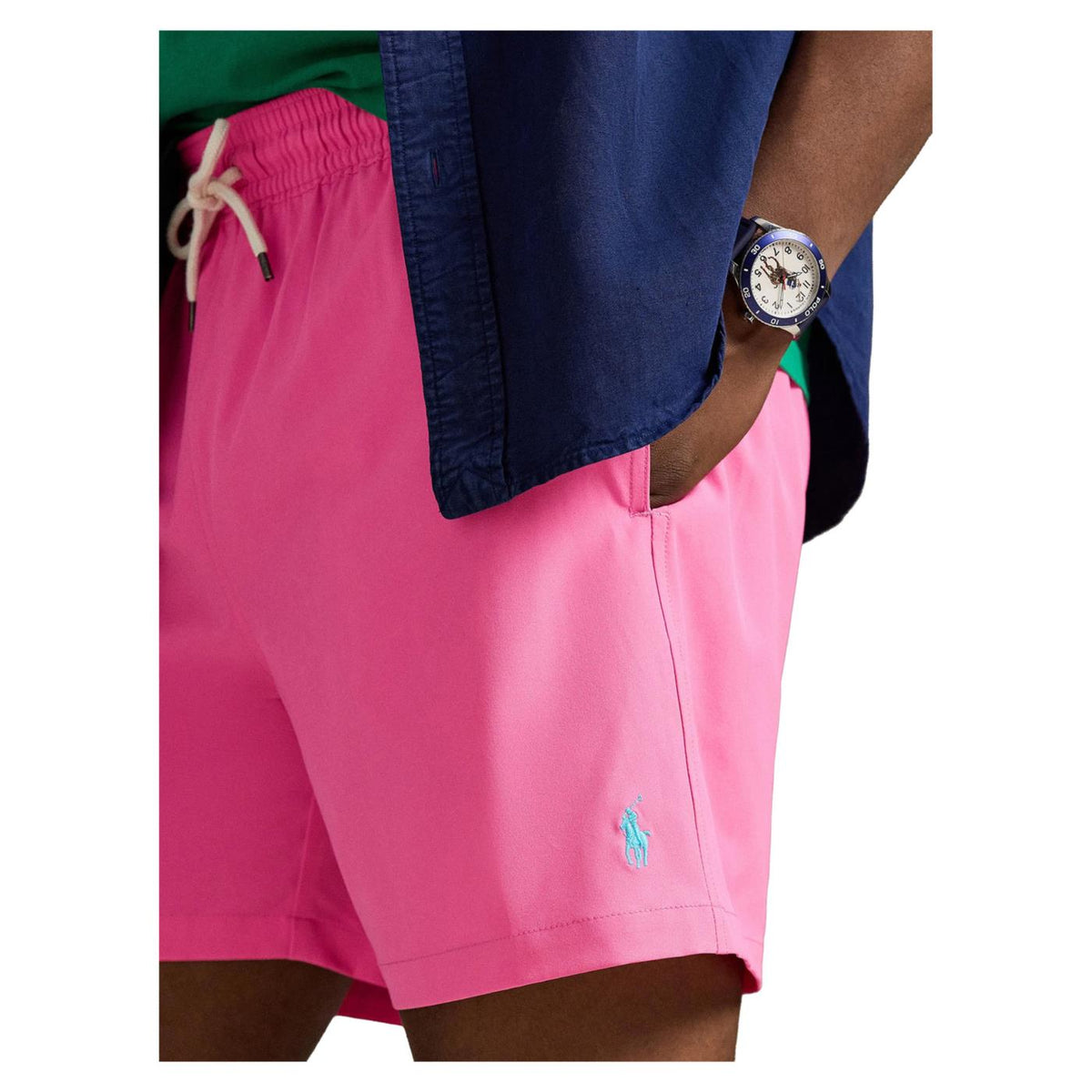 RALPH LAUREN TRAVELER MID TRUNK - Rosa - vista 3
