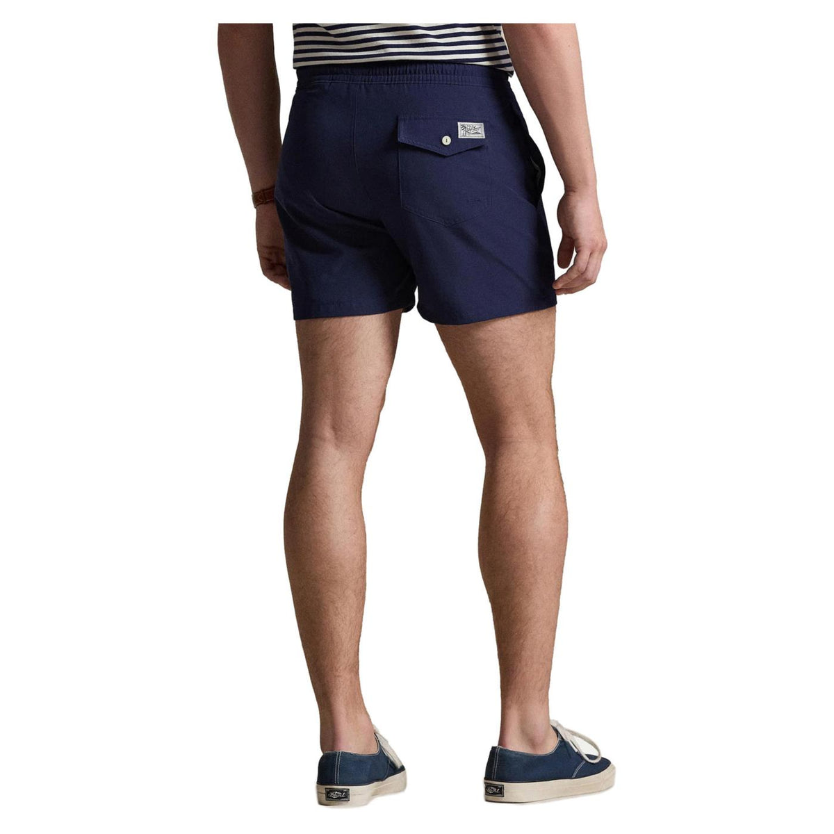 RALPH LAUREN WOVEN TRUNK SWIM BOTTOM - Blu - vista 2