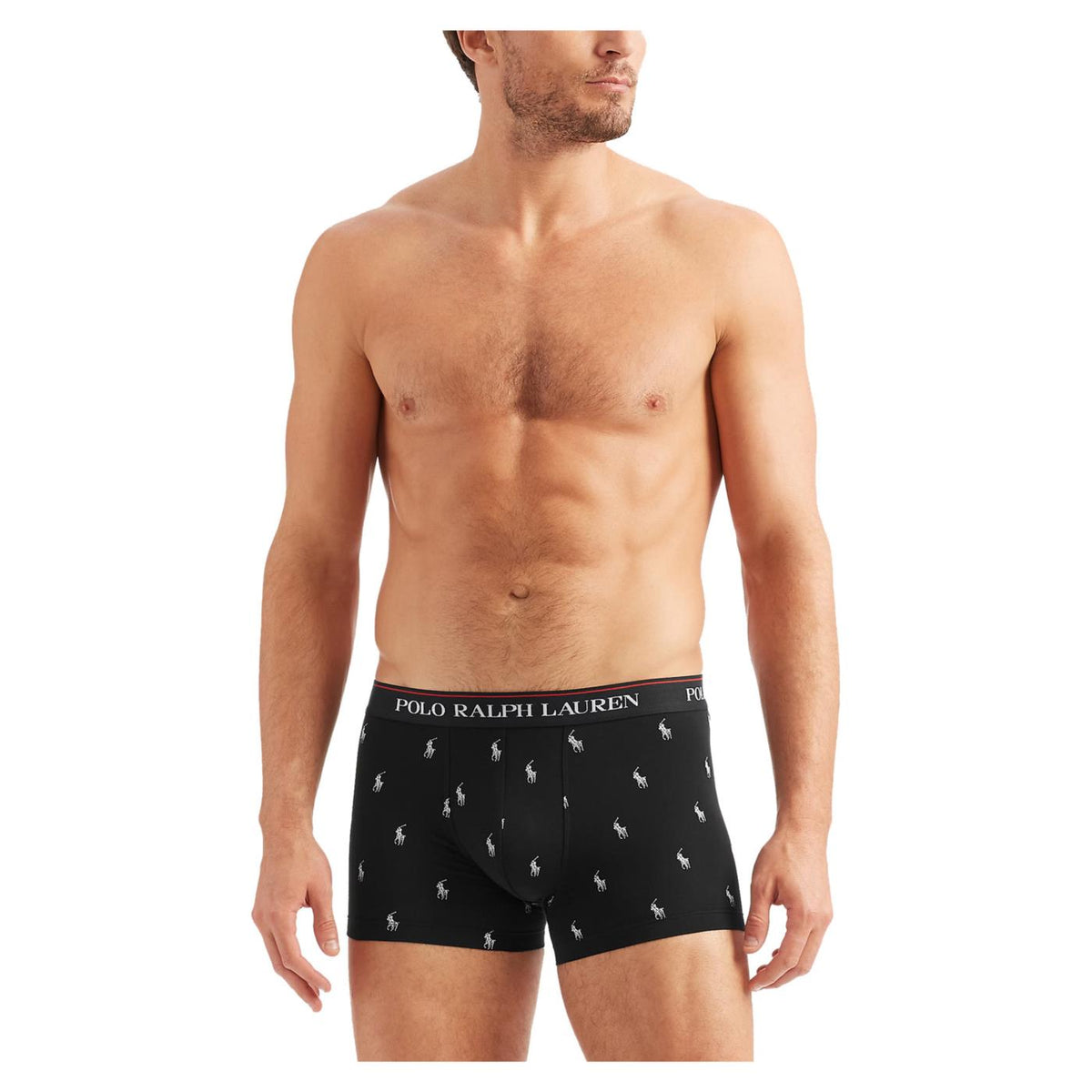 RALPH LAUREN CLASSIC 3PK TRUNK AOP - Nero - vista 4