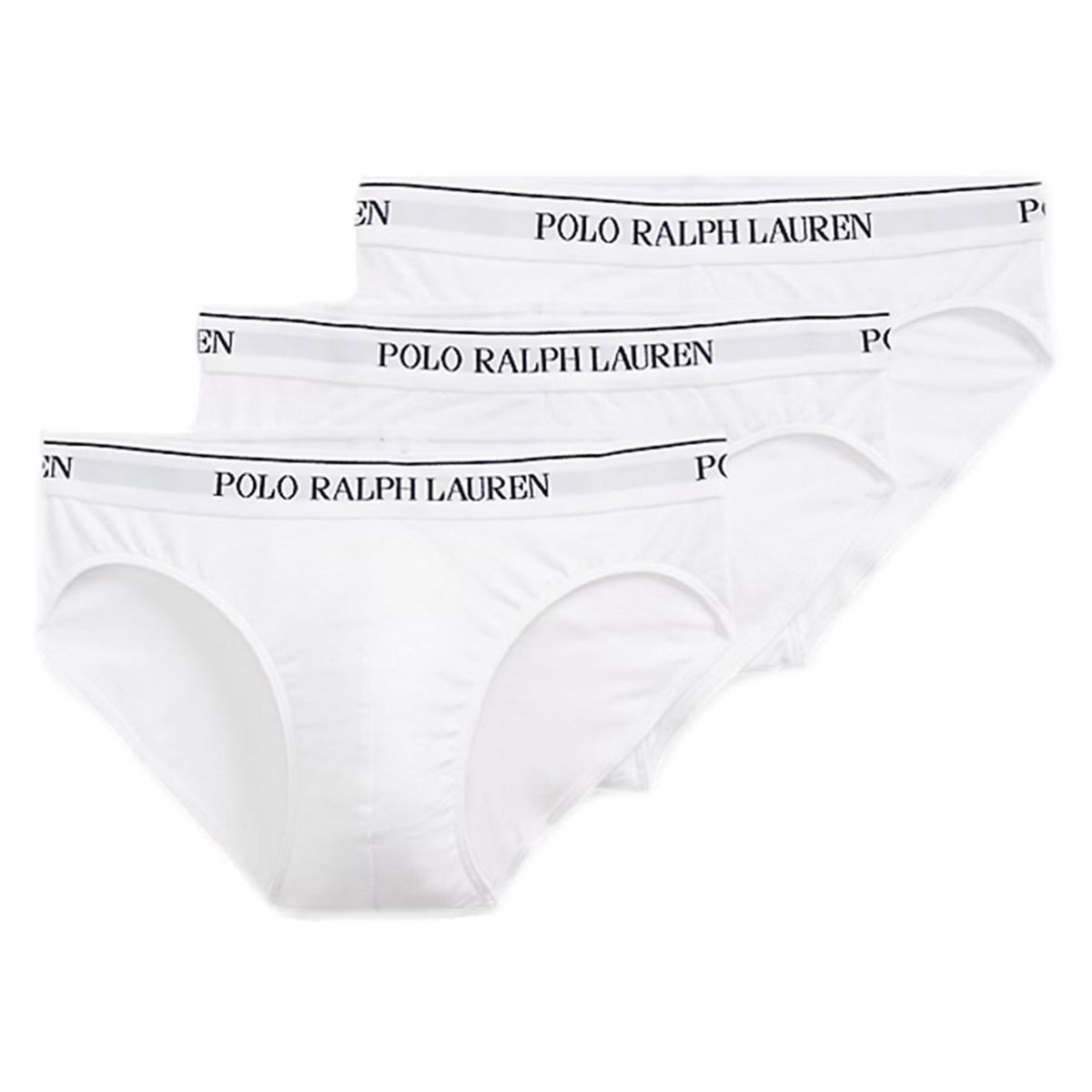 RALPH LAUREN LOW RISE 3PK BRIEF WHITE