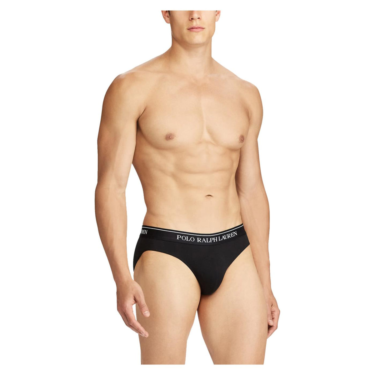 RALPH LAUREN LOW RISE 3PK BRIEF BLACK - seconda immagine