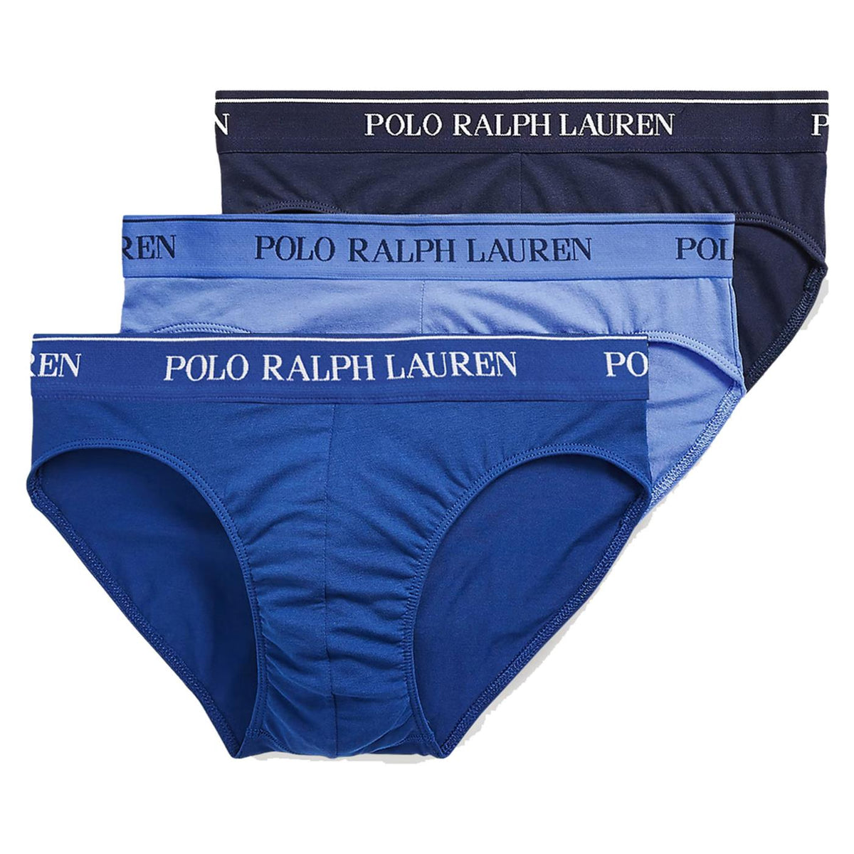 RALPH LAUREN LOW RISE 3PK BRIEF MULTI - Blu - immagine principale
