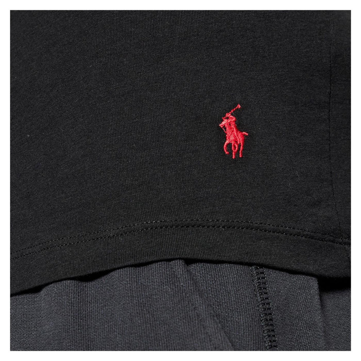 RALPH LAUREN CLASSIC 2 PACK CREW TEE - Nero - vista 3
