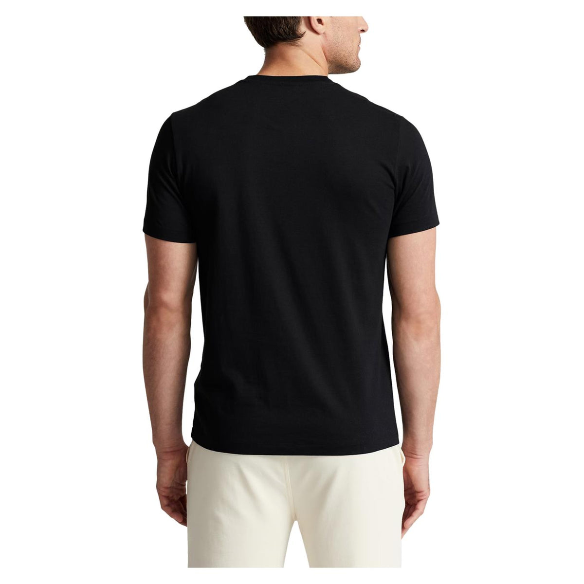 RALPH LAUREN SS CREW-SLEEP-TOP BLACK - Nero - vista 3