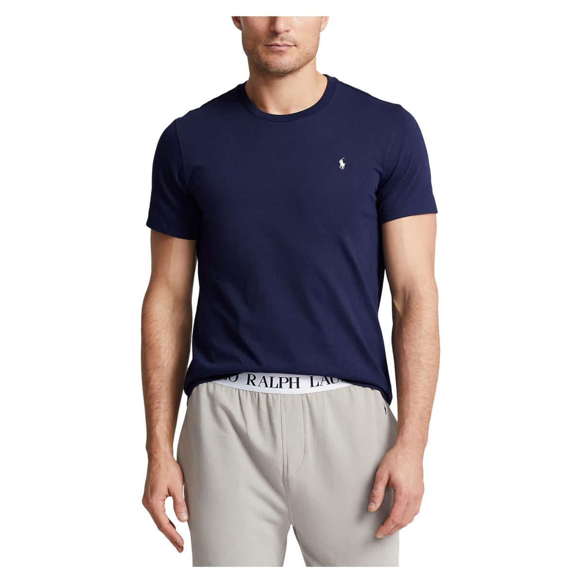 RALPH LAUREN SS CREW-SLEEP-TOP NAVY - seconda immagine