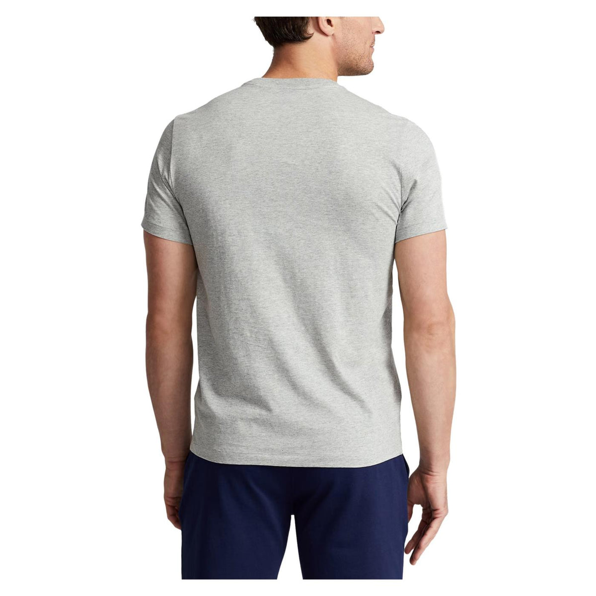 RALPH LAUREN SS CREW-SLEEP-TOP HEATHER - Grigio chiaro - vista 3