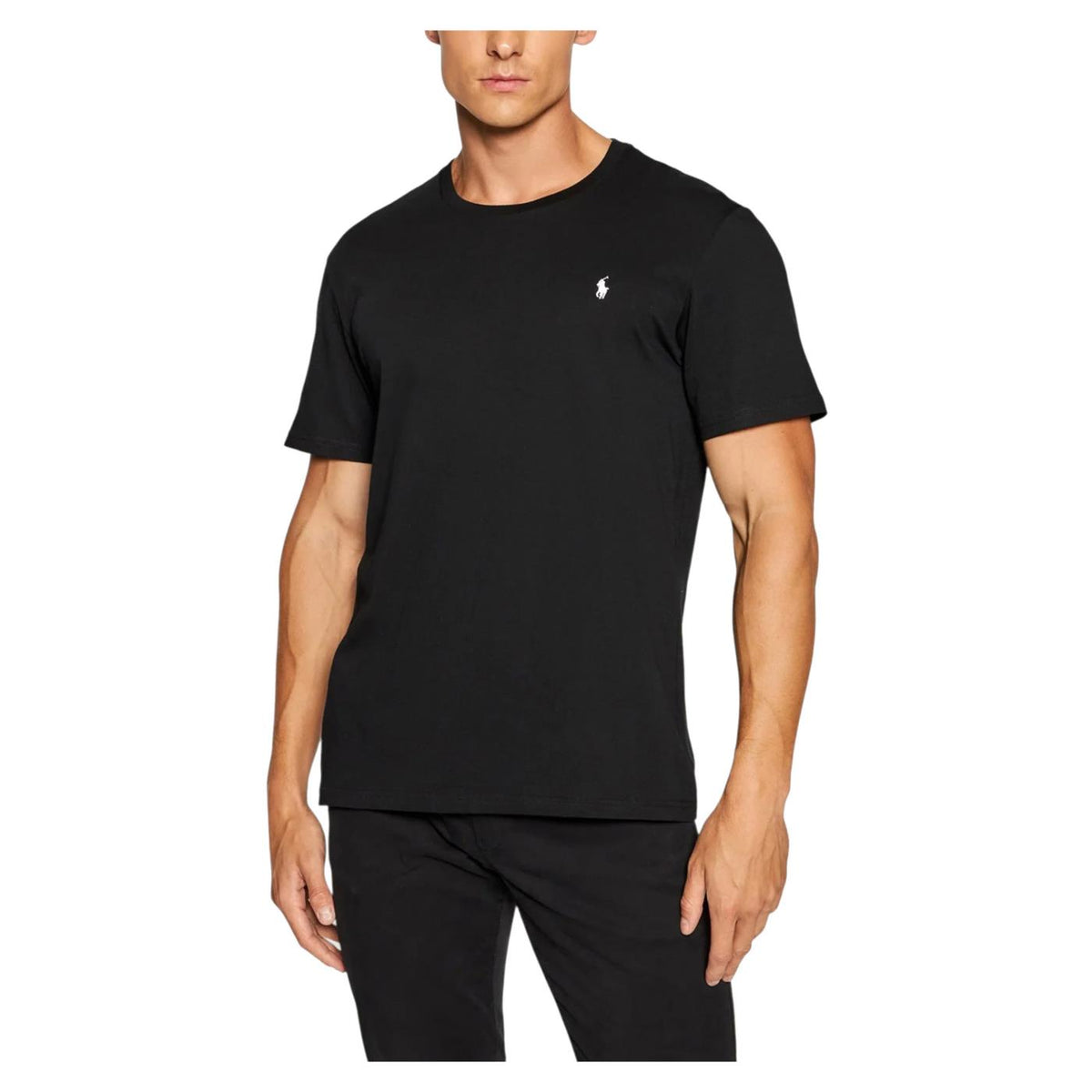 RALPH LAUREN T-SHIRT SMALL LOGO - Nero - immagine principale