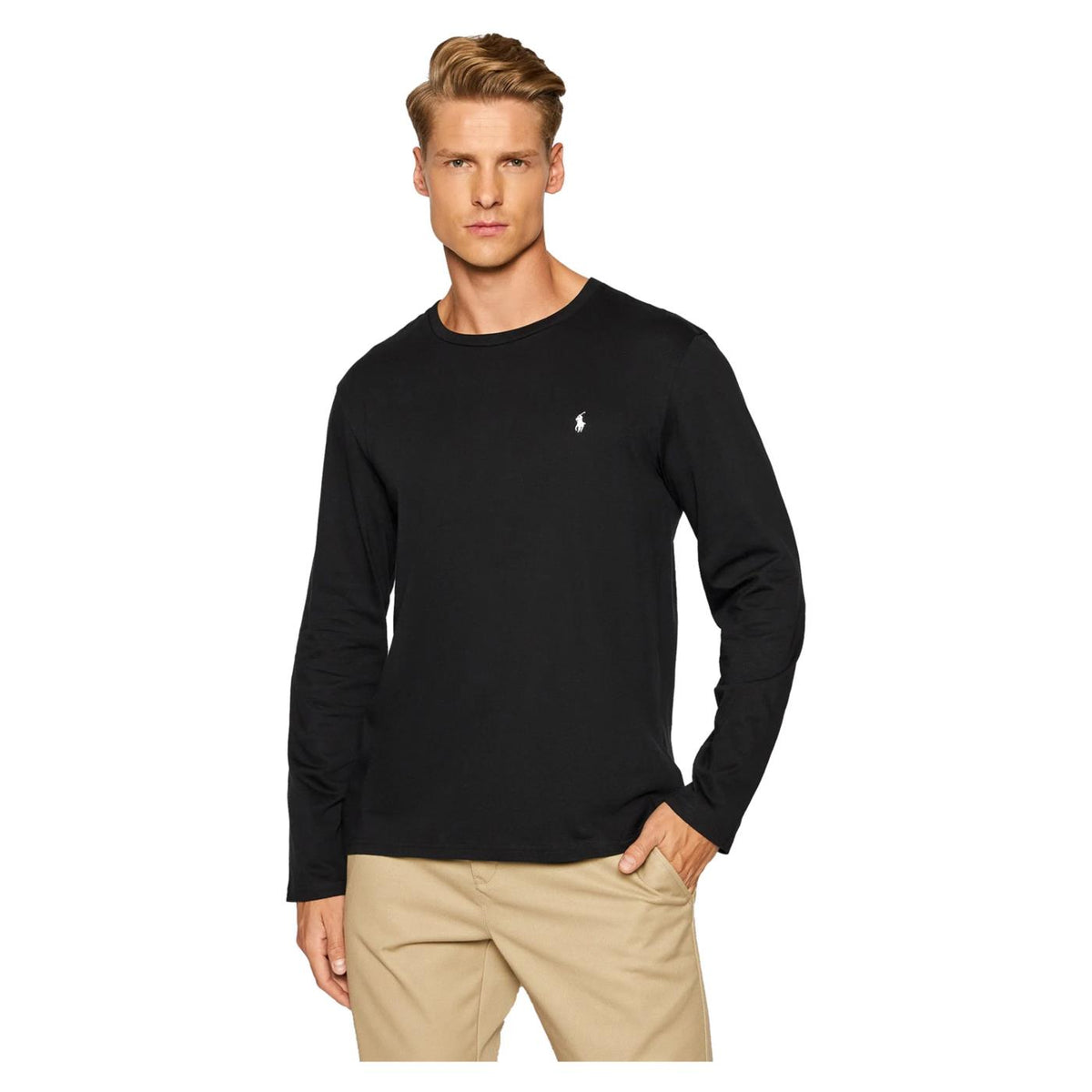 RALPH LAUREN T-SHIRT LS SMALL LOGO - immagine principale