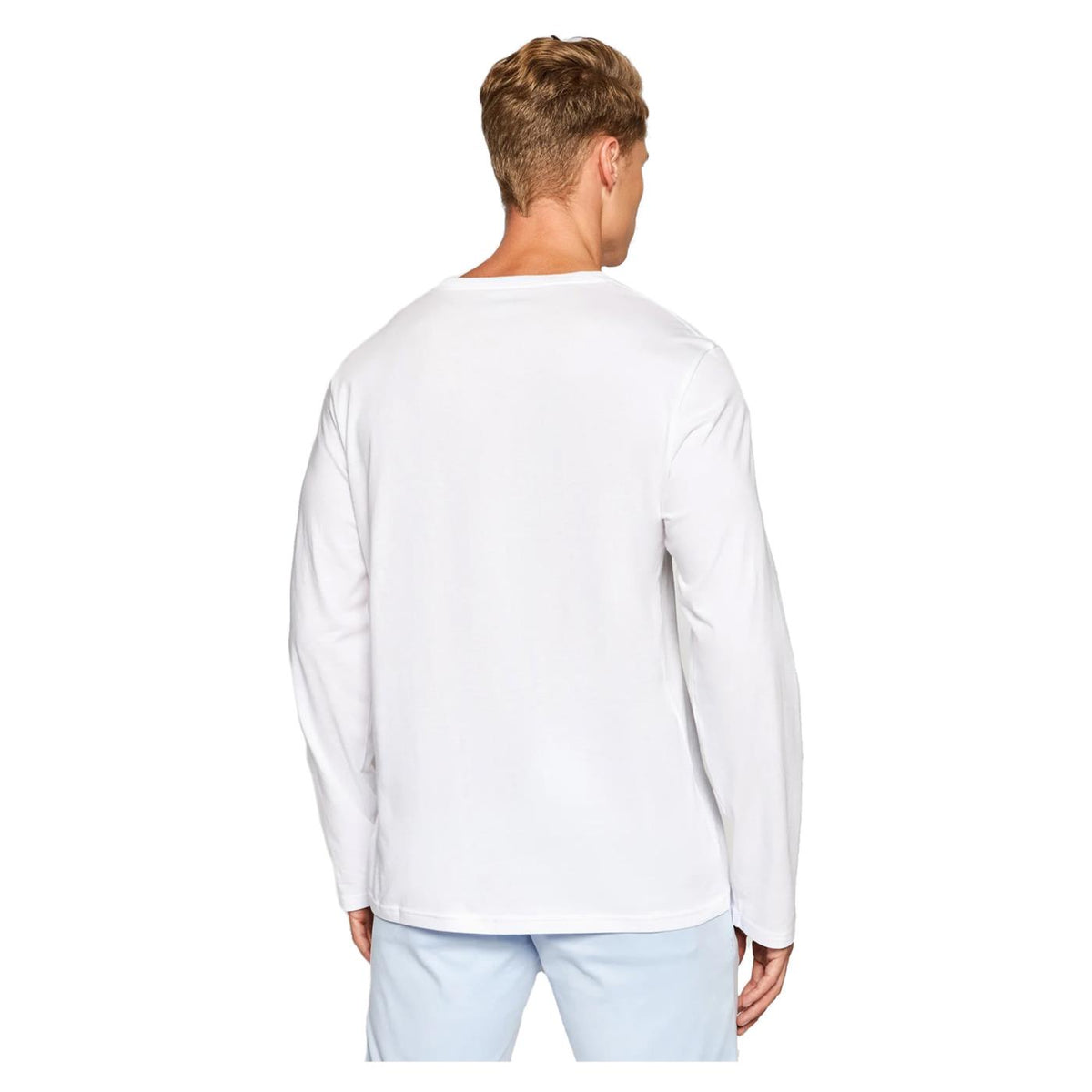 RALPH LAUREN T-SHIRT LS SMALL LOGO - Bianco - vista 2