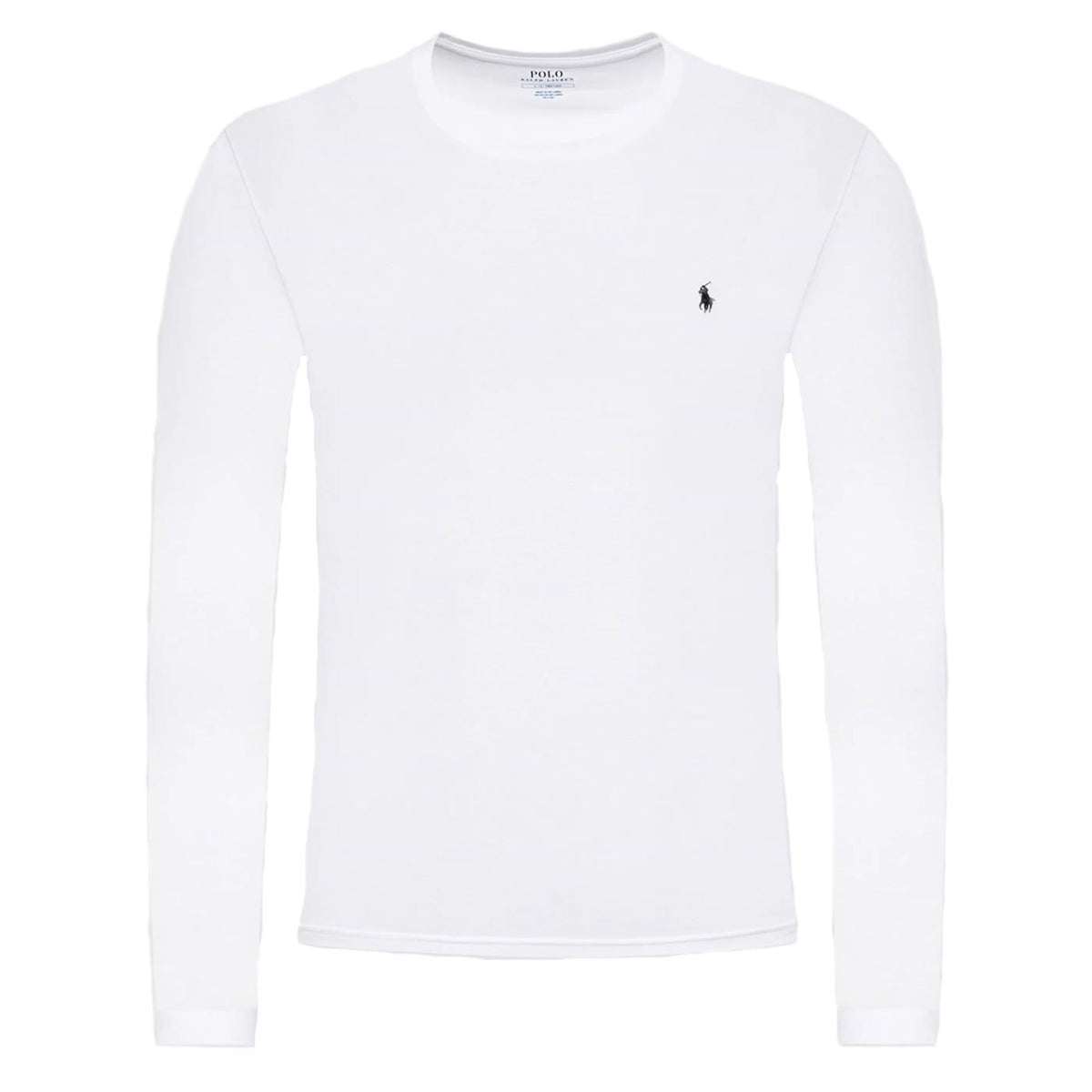 RALPH LAUREN T-SHIRT LS SMALL LOGO - Bianco - vista 3
