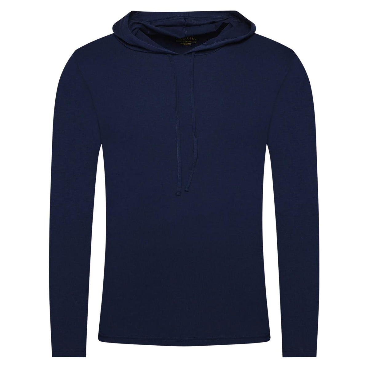 RALPH LAUREN TEE LS HOOD SMALL LOGO - Blu - vista 4
