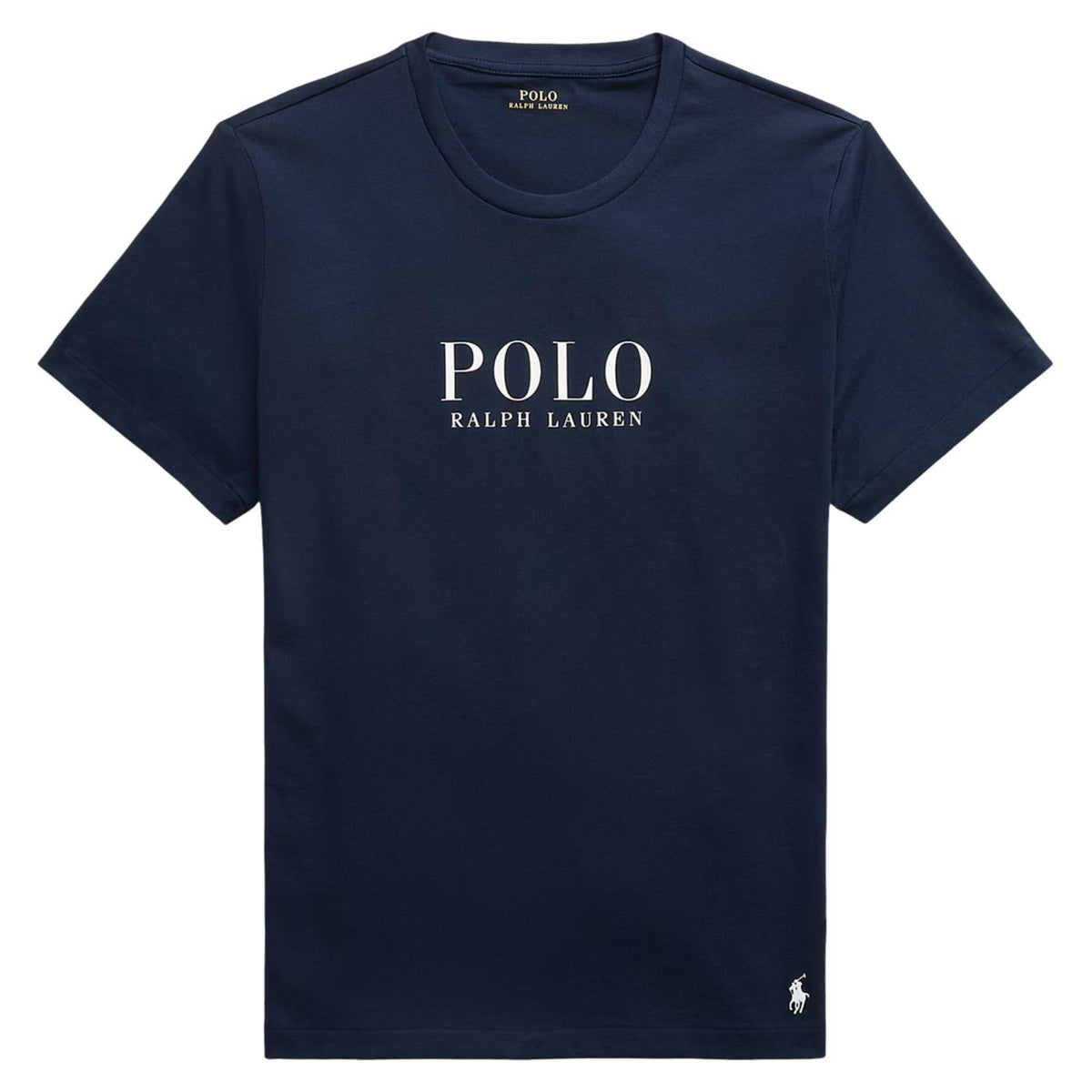 RALPH LAUREN SS CREW TOP NAVY - Blu - immagine principale