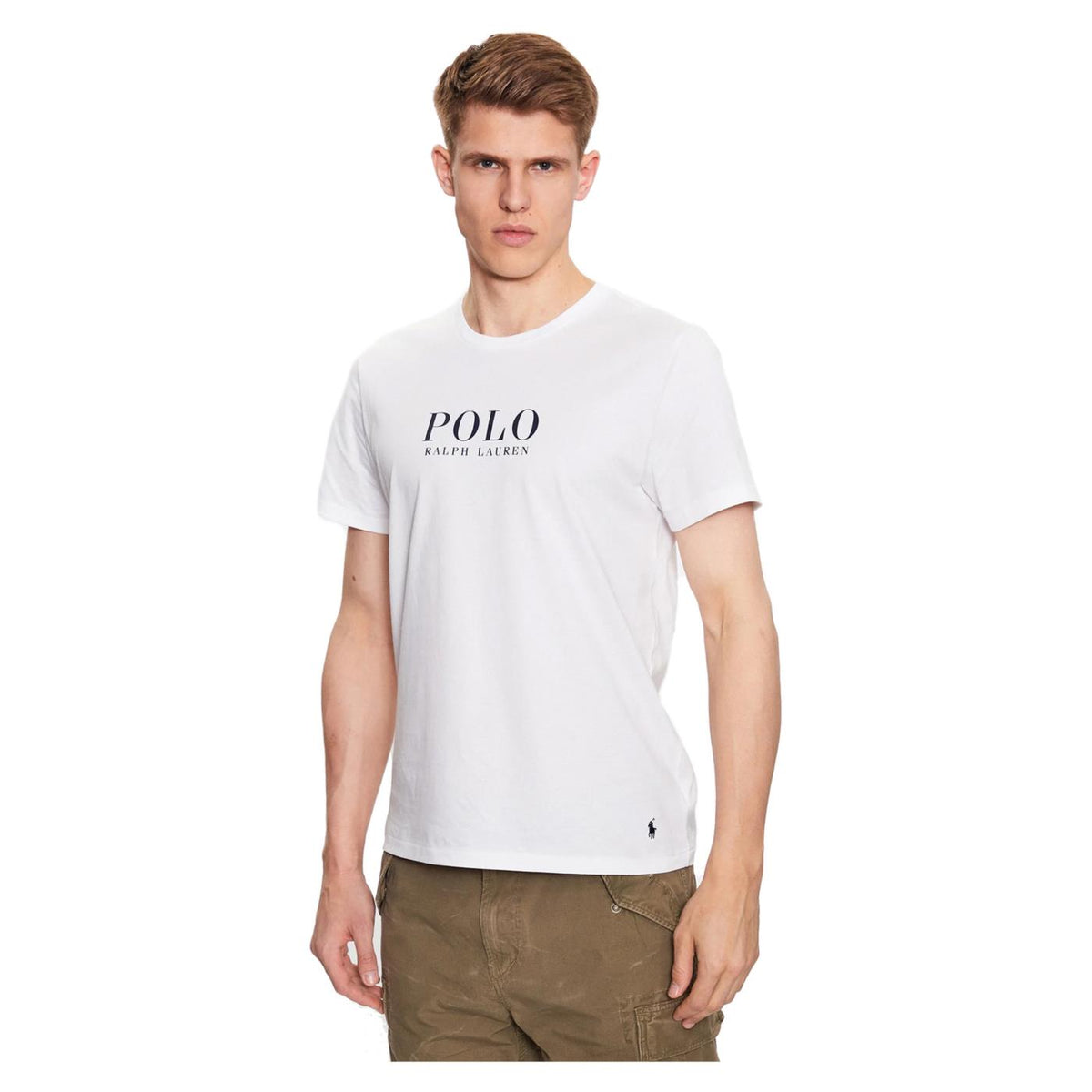 RALPH LAUREN SS CREW TOP WHITE - seconda immagine