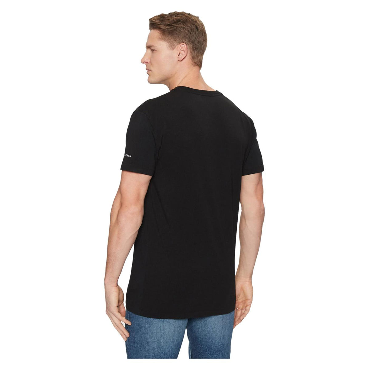 RALPH LAUREN SS CREW 3PK TEE BLACK - Nero - vista 3