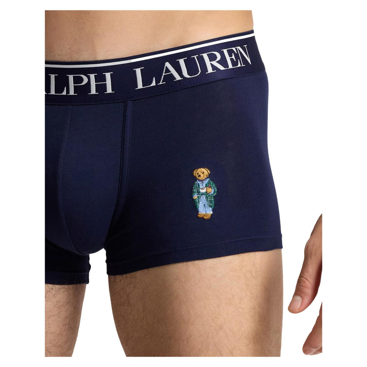 RALPH LAUREN SINGLE TRUNK NAVY BEAR - Blu - vista 4