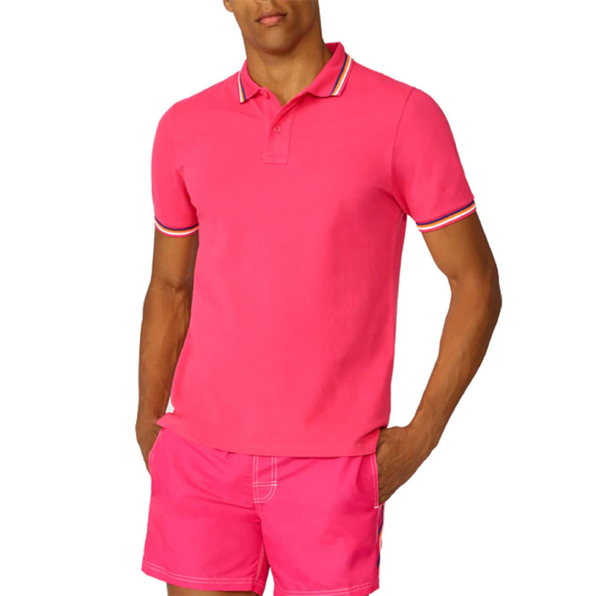 SUNDEK BRICE SHORT SLEEVE POLO - Ciclamino - immagine principale