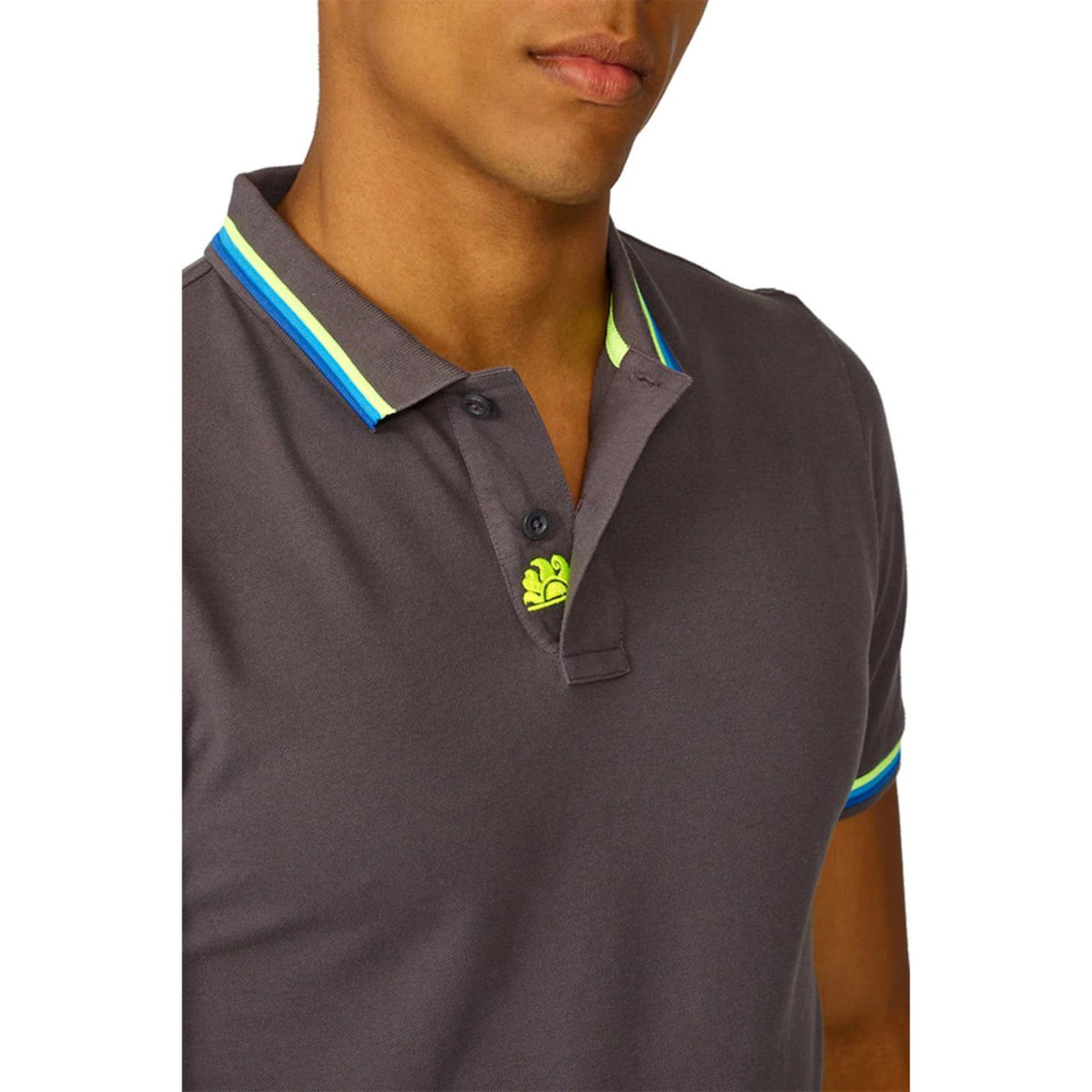 SUNDEK BRICE SHORT SLEEVE POLO - Grigio scuro - vista 5
