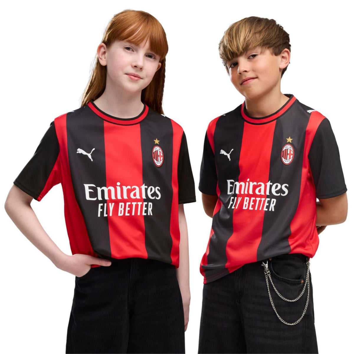 PUMA AC MILAN HOME JERSEY JR - Rosso - immagine principale