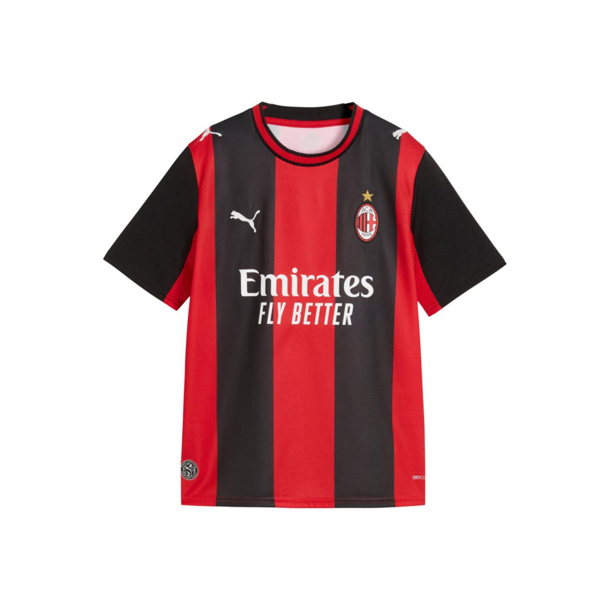 PUMA AC MILAN HOME JERSEY JR - Rosso - vista 2