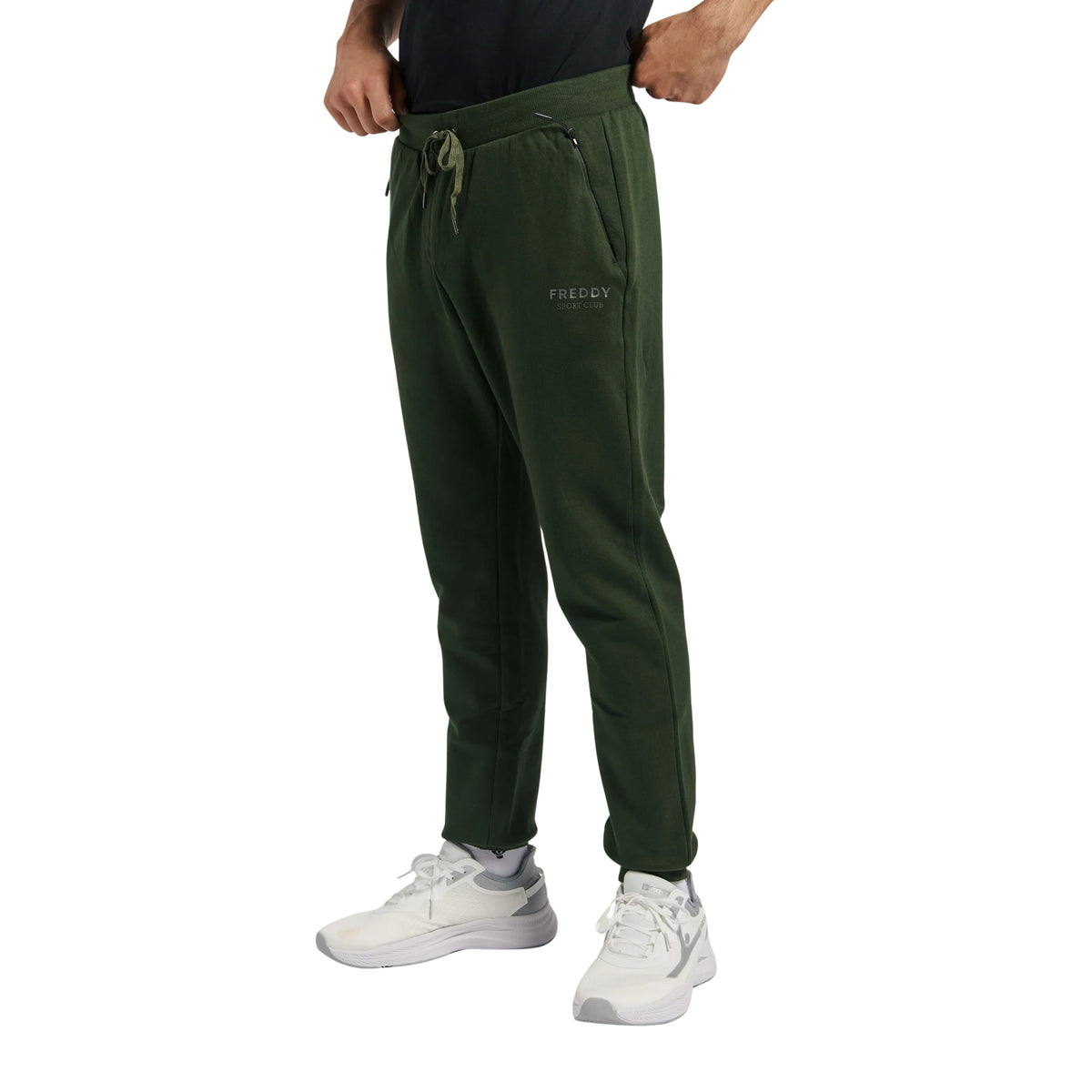 FREDDY PANTALONI FELPATI REGULAR - Militare - immagine principale