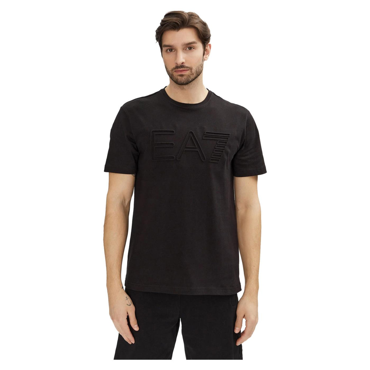 EMPORIO ARMANI 7 EA7 TRAIN OVERSIZE LOGO TEE