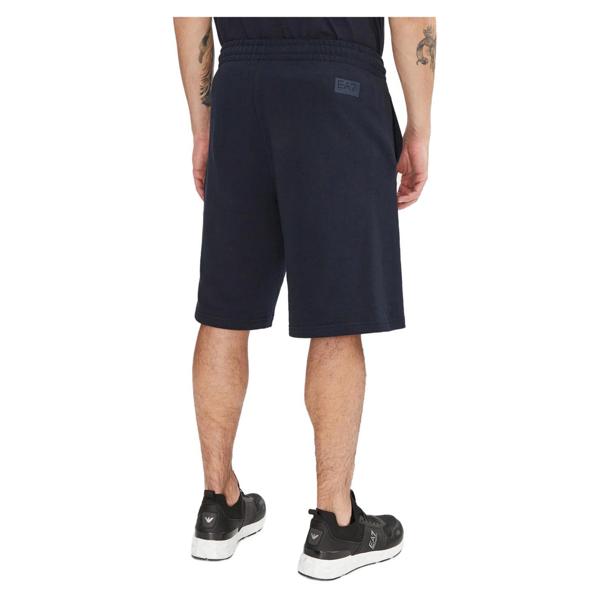 EMPORIO ARMANI 7 EA7 TRAIN OVERSIZE LOGO SHORT - seconda immagine
