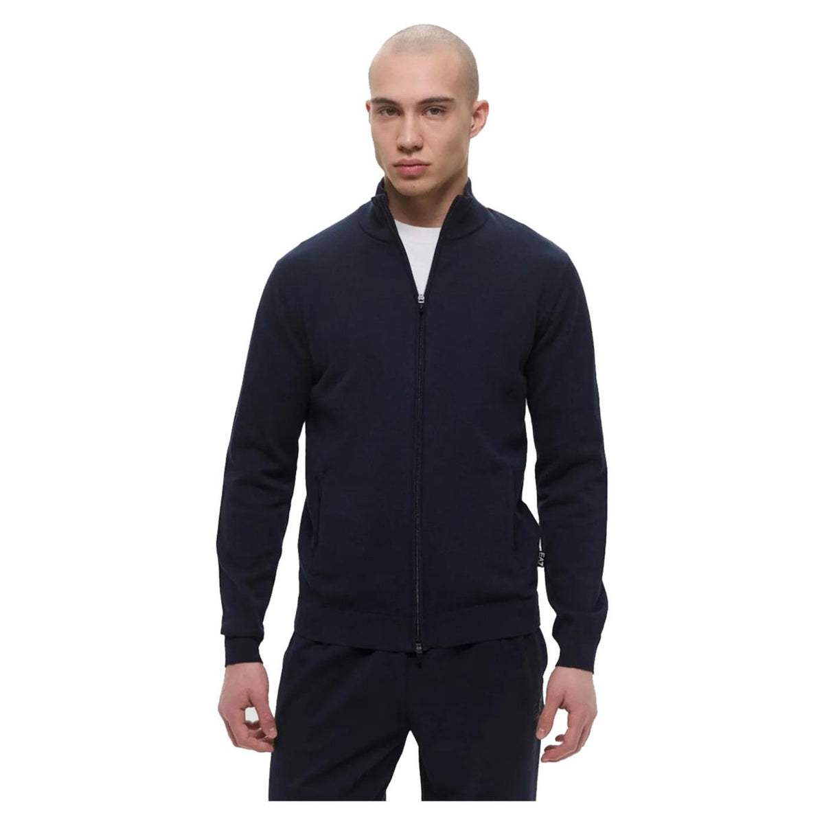 EMPORIO ARMANI 7 EA7 GOLF PRO M KNITTED FZ - Blu - vista 2