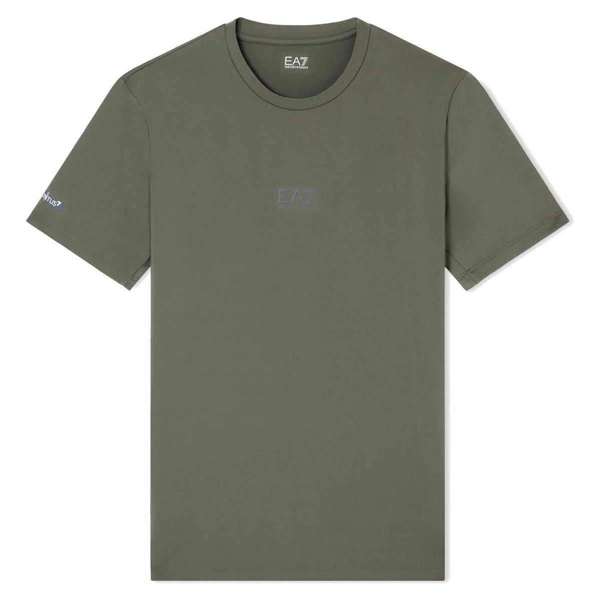 EMPORIO ARMANI 7 EA7 VENTUS7 TEE SS SMALL LOGO - Verde militare - immagine principale