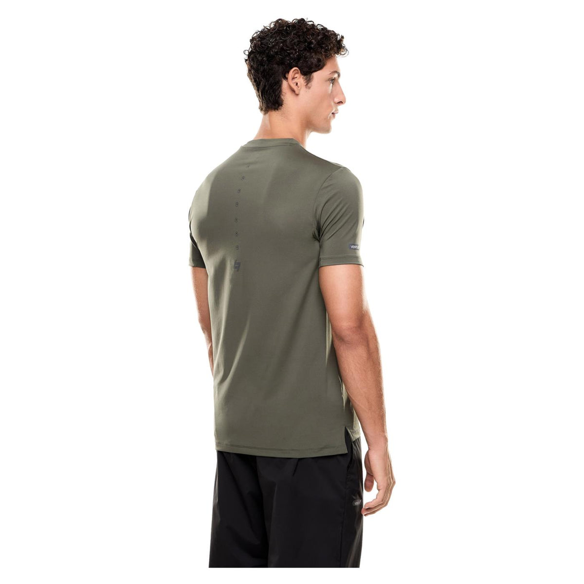 EMPORIO ARMANI 7 EA7 VENTUS7 TEE SS SMALL LOGO - Verde militare - vista 3