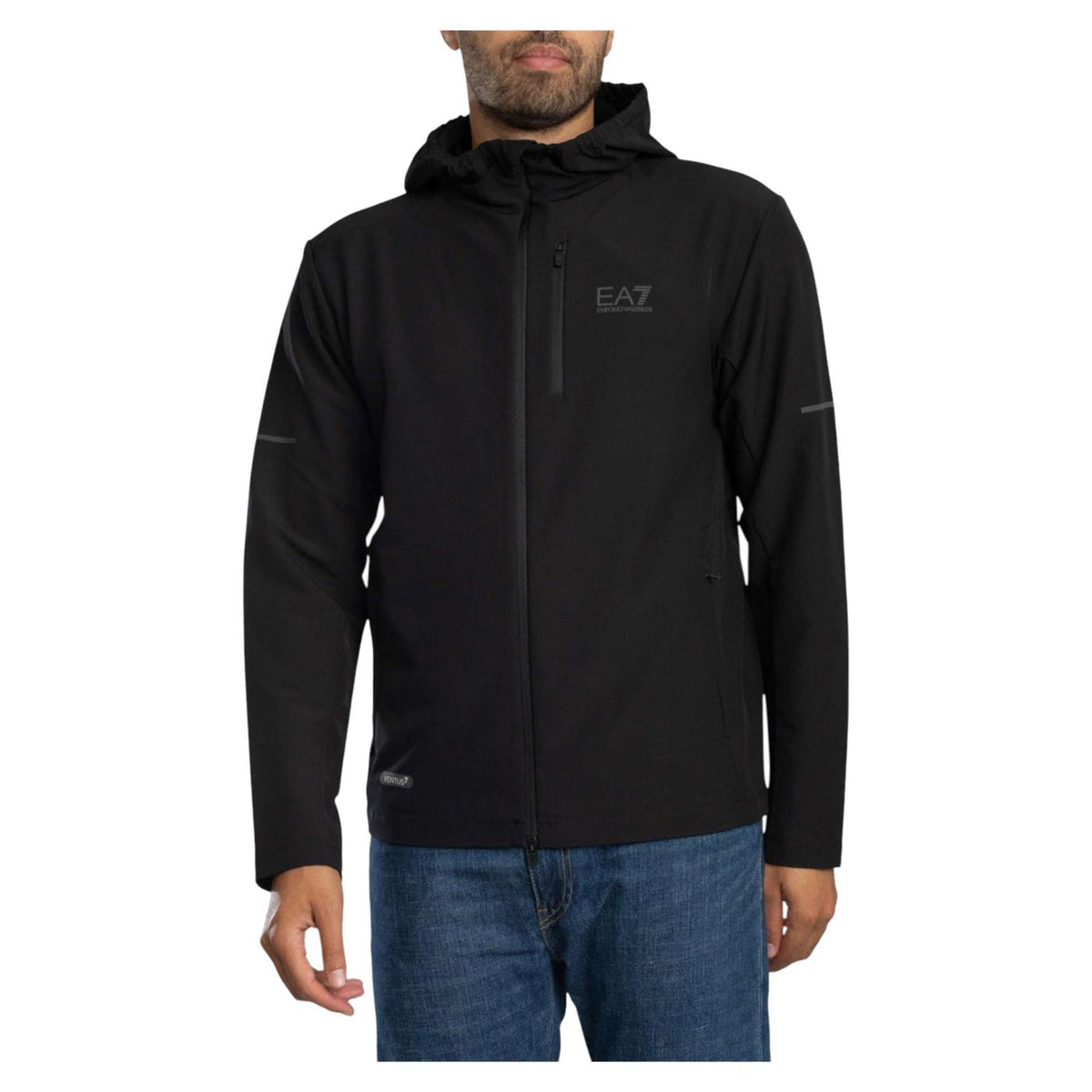 EMPORIO ARMANI 7 EA7 VENTUS7 M HOODIE FULL ZIP