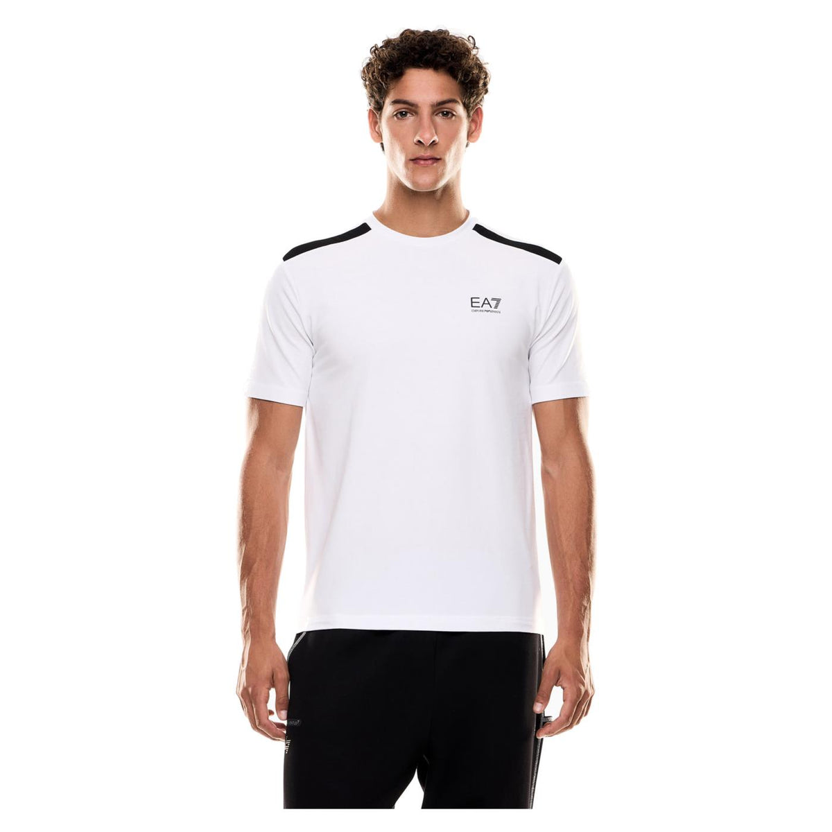 EMPORIO ARMANI 7 EA7 NATURAL VENTUS7 M TEE SS - Bianco - vista 2