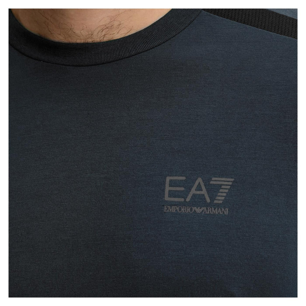 EMPORIO ARMANI 7 EA7 NATURAL VENTUS7 M TEE SS - Blu - vista 4