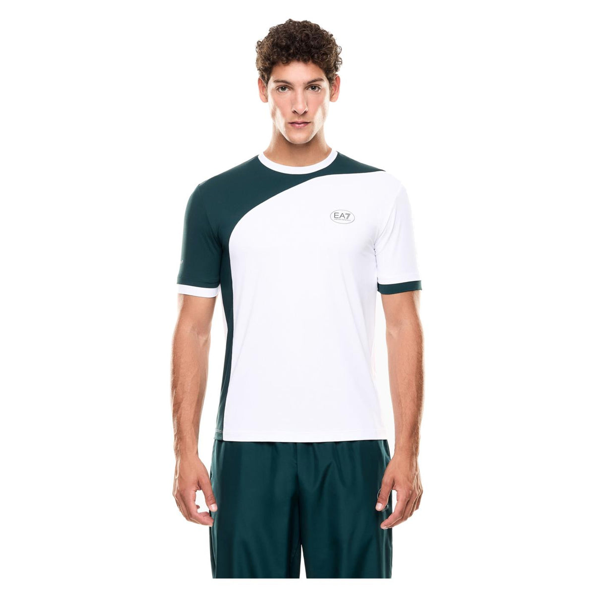 EMPORIO ARMANI 7 EA7 TENNIS PRO M TEE SS - Bianco - vista 2
