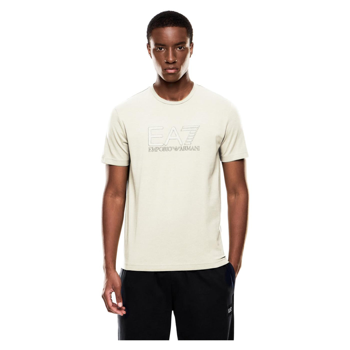 EMPORIO ARMANI 7 EA7 TRAIN VISIBILITY M TEE SS - Bianco - vista 2