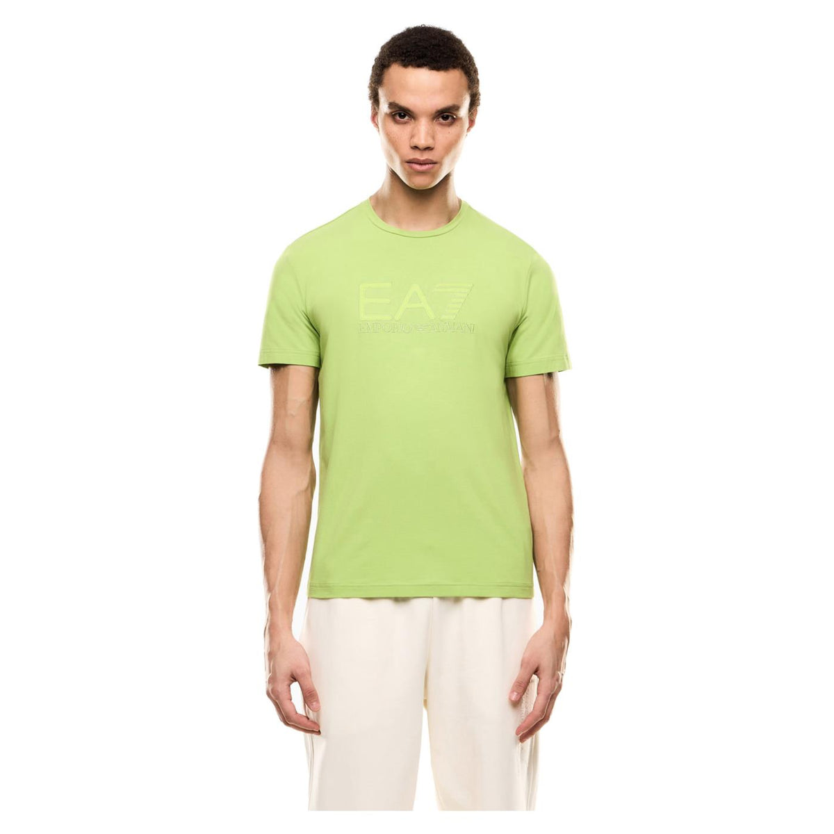 EMPORIO ARMANI 7 EA7 TRAIN VISIBILITY M TEE SS - Lime - vista 2