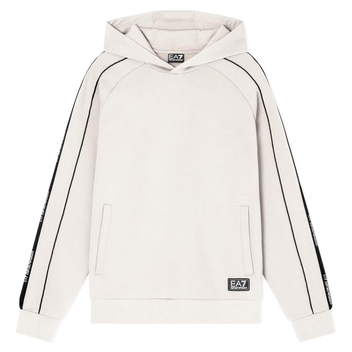 EMPORIO ARMANI 7 EA7 TRAIN LOGO TAPE HOODIE