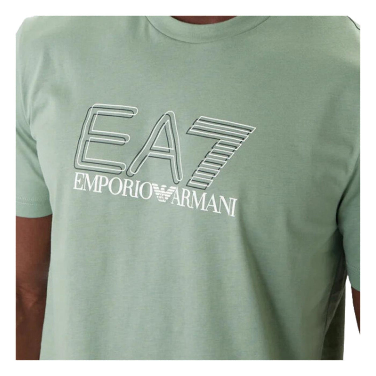 EMPORIO ARMANI 7 EA7 TRAIN VISIBILITY M TEE - Verde - vista 3