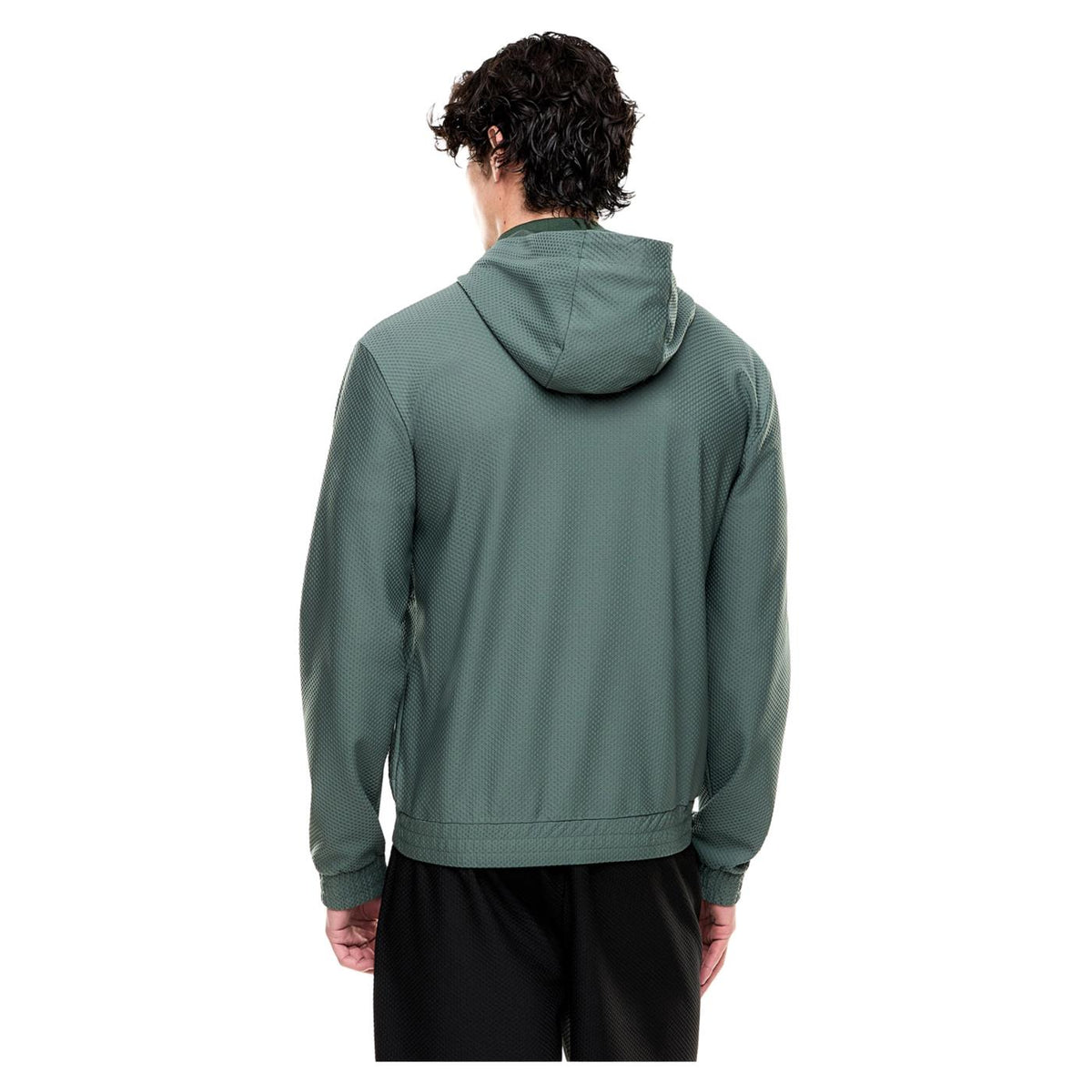 EMPORIO ARMANI 7 EA7 TRAIN PREMIUM LABEL HOOD - Verde - vista 2