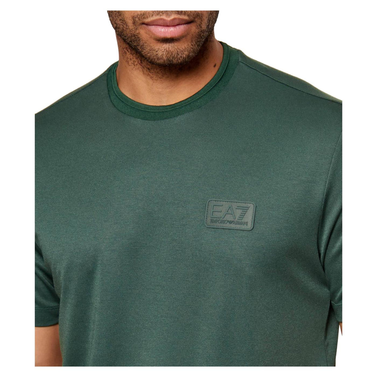 EMPORIO ARMANI 7 EA7 TRAIN LUX M TEE SS - Verde - vista 3